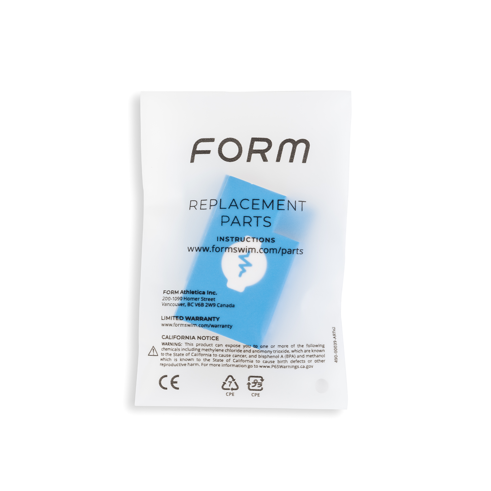 Kẹp Gắn Cảm Biến Nhịp Tim Polar Cho Kính Bơi FORM